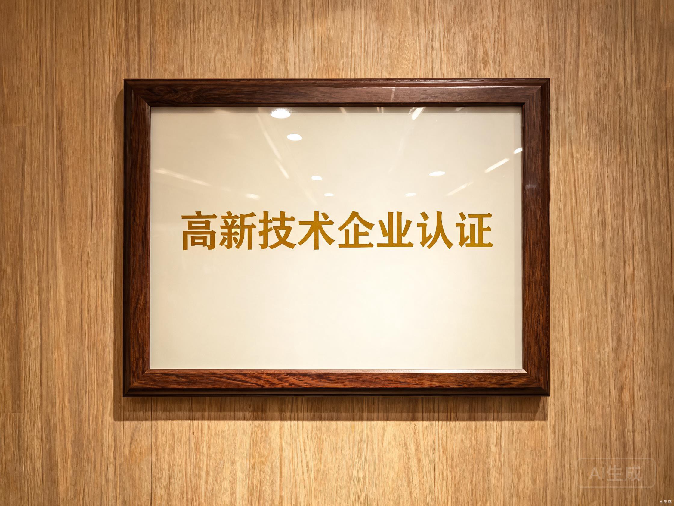 拓冰网站定制资质荣誉墙实景