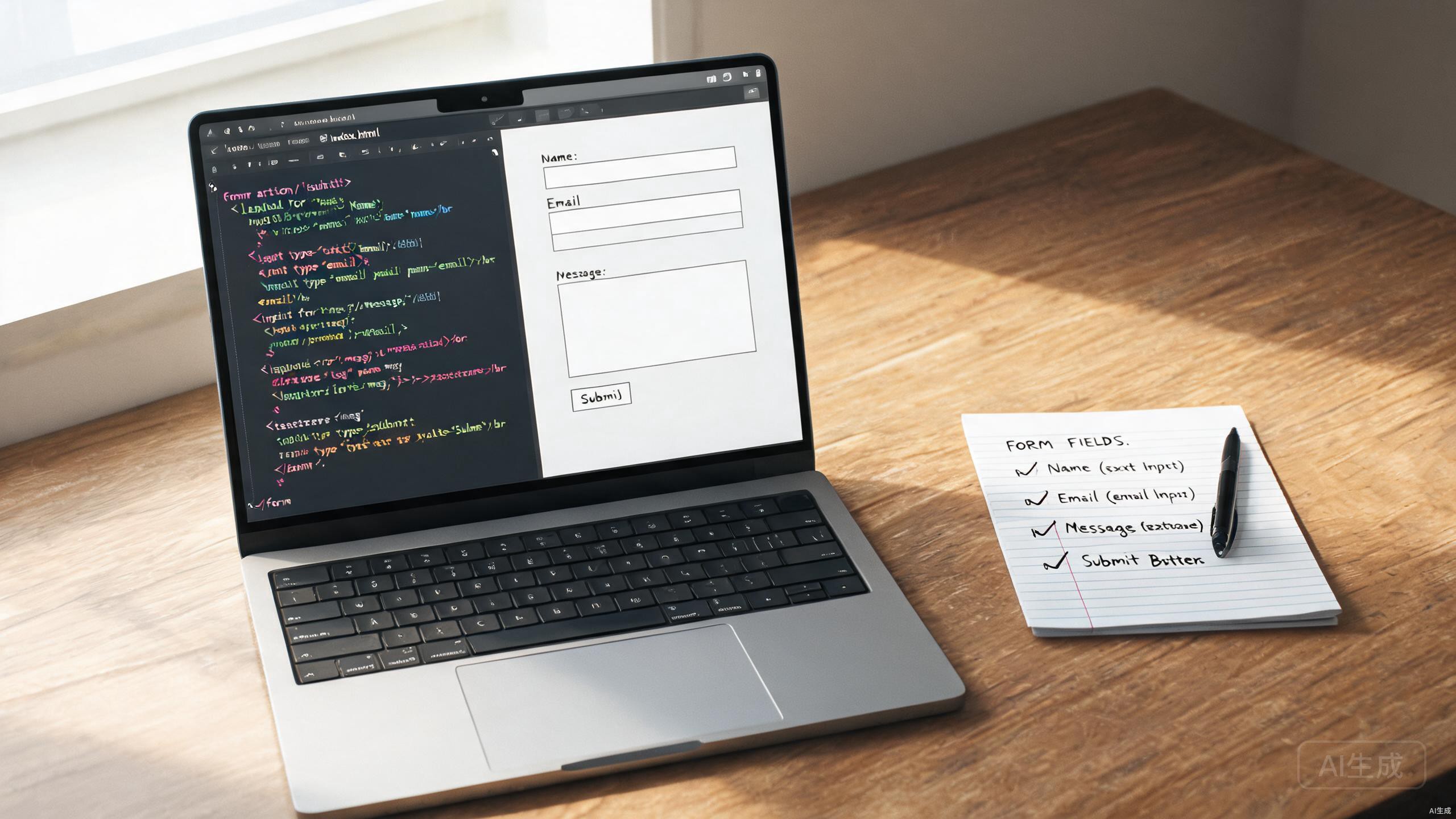 HTML 表单设计教程封面图