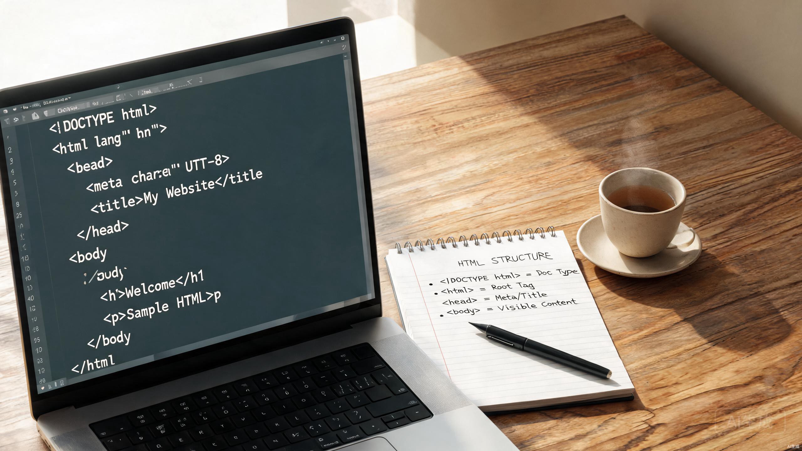 HTML 基础入门教程封面图